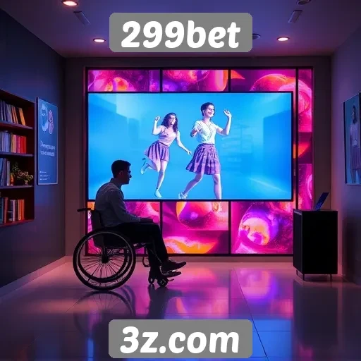 Acessibilidade e design do site 299bet