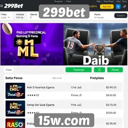 Ofertas e promoções disponíveis no 299bet